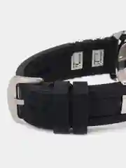 Серебряный мужские наручные часы Lige 8908 c хронографом, в подарочной упаковке