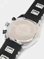 Серебряный мужские наручные часы Lige 8908 c хронографом, в подарочной упаковке