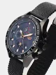 Синий мужские наручные часы Lige 9929 с хронографом в подарочной упаковке