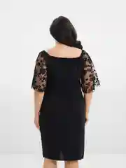 Бежевый платье женское, кружевное, большие размеры