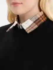 Черный комплект жилет с рубашкой