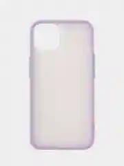 Лавандовый чехол iPhone 13 (Айфон 13), пластиковый, матовый, с цветными кнопками
