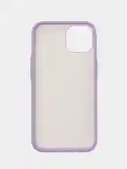 Лавандовый чехол iPhone 13 (Айфон 13), пластиковый, матовый, с цветными кнопками