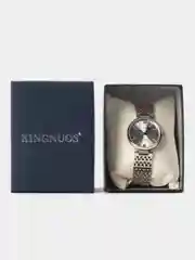 Серый металлик женские наручные часы Kingnuos K-3668, в подарочной упаковке