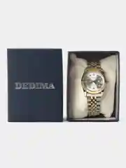 Белый мужские наручные часы Dedima D-188 с календарём, в подарочной упаковке