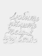 Серебряный топпер #Т42 "Любить пилить тебя я буду вечно" из акрила, для торта на годовщину, любимому