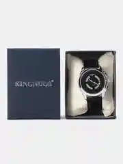 Хром мужские наручные часы KINGNUOS K-1850 с календарем, в подарочной упаковке
