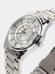 Серебряный мужские наручные часы KINGNUOS K-1573, в подарочной упаковке