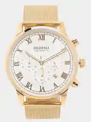 Горчичный мужские наручные часы Dedima D-156, в подарочной упаковке