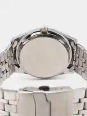Серебряный мужские наручные часы KINGNUOS K-1858 с календарем, в подарочной упаковке