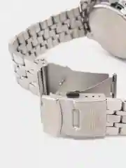 Серебряный мужские наручные часы KINGNUOS K-1858 с календарем, в подарочной упаковке