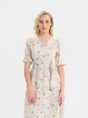 Бежевый платье женское, летнее