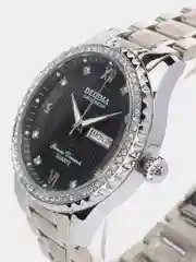 Хром мужские наручные часы Dedima D-160 с календарём в подарочной упаковке