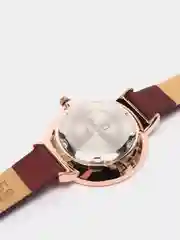 Бордовый женские наручные часы Curren 9076 в подарочной упаковке