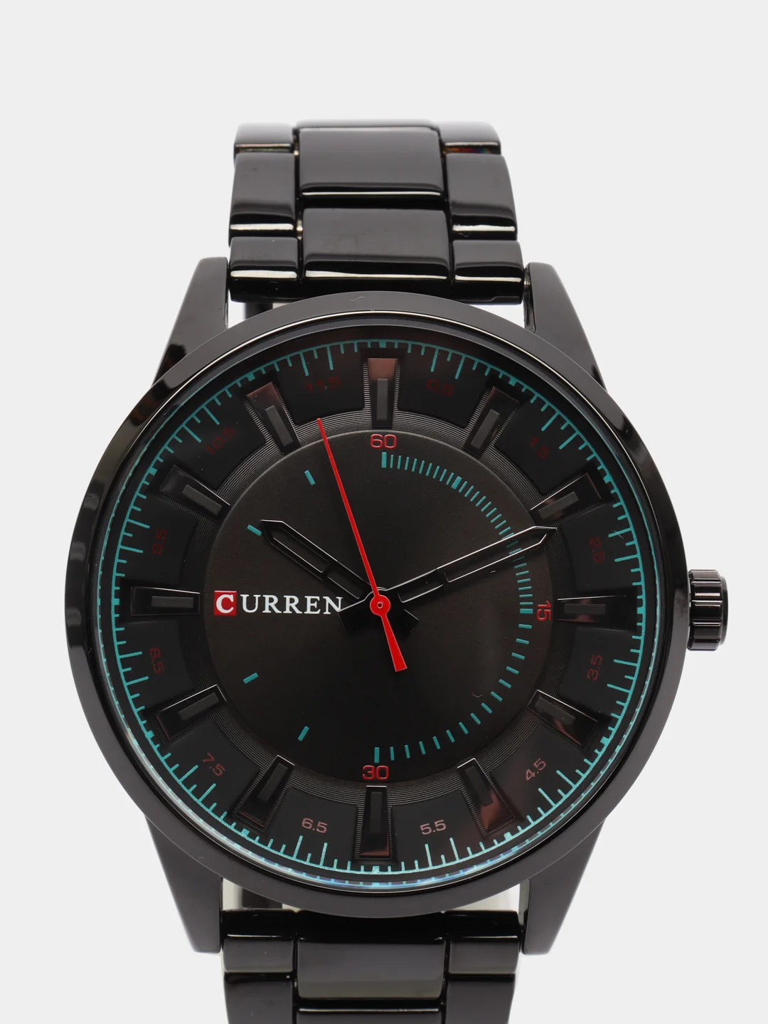 Черный мужские наручные часы Curren 8406 в подарочной упаковке