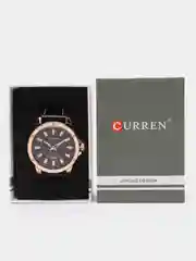 Черный мужские наручные часы Curren 8376 с хронографом в подарочной упаковке