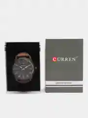 Коричневый мужские наручные часы Curren 8390 в подарочной упаковке