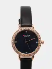 Черный женские наручные часы Curren 9083 в подарочной упаковке