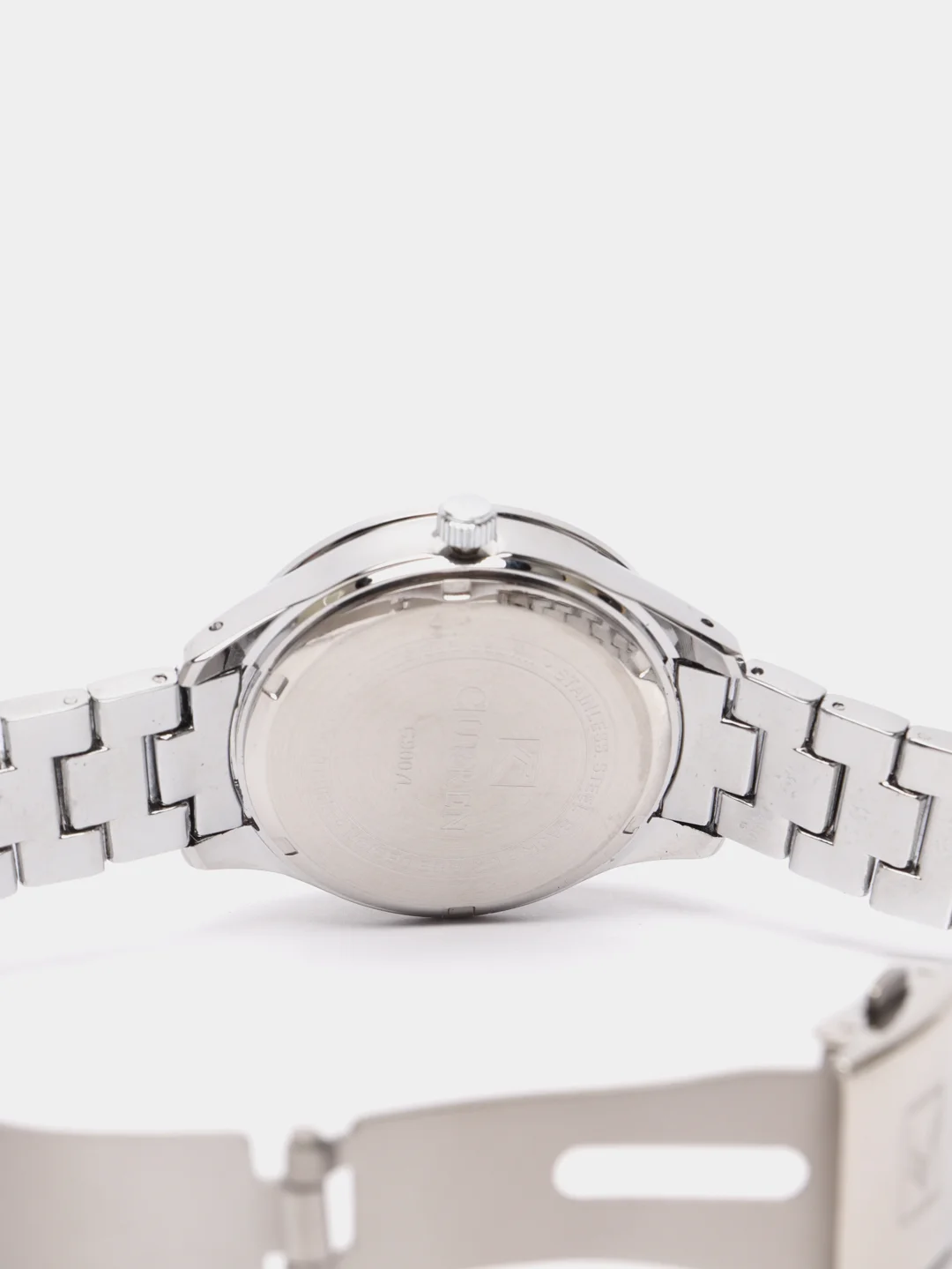 Серебряный женские наручные часы Curren 9007 с календарём в подарочной упаковке