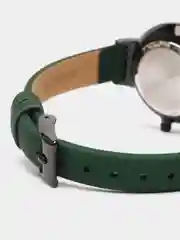 Зеленый женские наручные часы Curren 9076 в подарочной упаковке