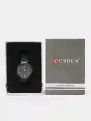 Зеленый женские наручные часы Curren 9076 в подарочной упаковке
