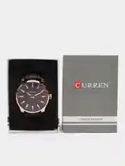 Черный мужские наручные часы Curren 8390 в подарочной упаковке