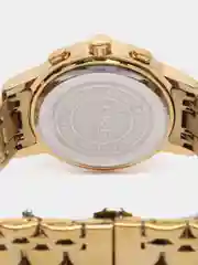 Золотой мужские наручные часы Lige 9825 с хронографом, подарочной упаковке