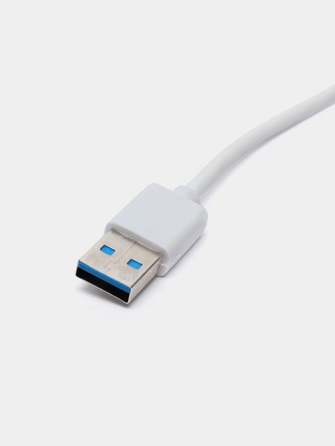 Белый разветвитель универсальный USB-hub, 4 порта