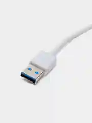 Белый разветвитель универсальный USB-hub, 4 порта