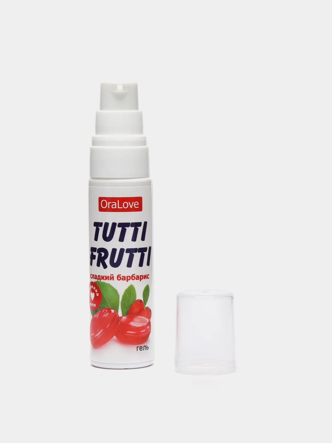 Съедобная гель-смазка "Tutti-frutti" для орального секса со вкусом фруктов 30 гр