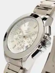 Серебряный мужские наручные часы Megir MS5006G, с хронографом, в подарочной упаковке