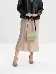 Зеленый сумка женская, через плечо