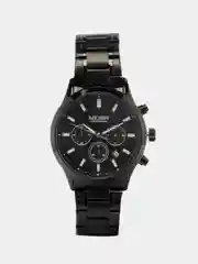 Черный мужские наручные часы Megir MS2150G, с хронографом, в подарочной упаковке