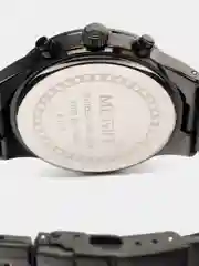 Черный мужские наручные часы Megir MS2150G, с хронографом, в подарочной упаковке