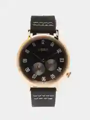 Черный мужские наручные часы Megir ML1083G с хронографом, в подарочной упаковке