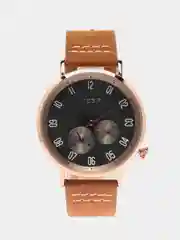 Бронзовый мужские наручные часы Megir ML1083G с хронографом, в подарочной упаковке