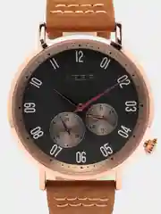 Бронзовый мужские наручные часы Megir ML1083G с хронографом, в подарочной упаковке