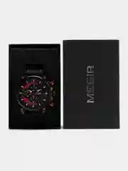 Красный мужские наручные часы Megir MN2051G, с хронографом, в подарочной упаковке