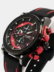 Красный мужские наручные часы Megir MN2051G, с хронографом, в подарочной упаковке