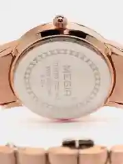 Белый мужские наручные часы Megir MS2164G, с календарём, в подарочной упаковке