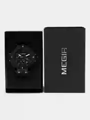 Черный наручные часы Megir MN2050G, мужские, в подарочной упаковке