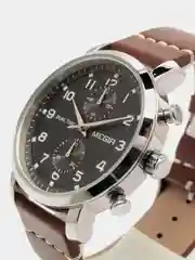 Серый мужские наручные часы Megir ML2160G, с хронографом, в подарочной упаковке
