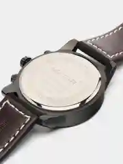 Черный мужские наручные часы Megir ML2026G с хронографом, в подарочной упаковке