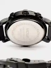 Черный мужские наручные часы Megir MS2160G, с хронографом, в подарочной упаковке