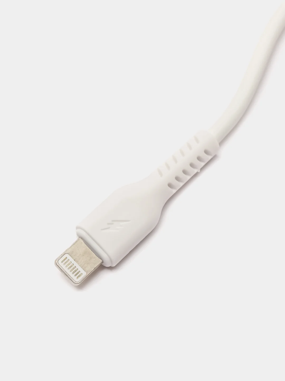 Белый кабель USB на Lightning GFPower 42L, 1 метр, 2.4A, материал TPE, iPhone 8-pin
