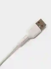 Белый кабель USB на Lightning GFPower 42L, 1 метр, 2.4A, материал TPE, iPhone 8-pin