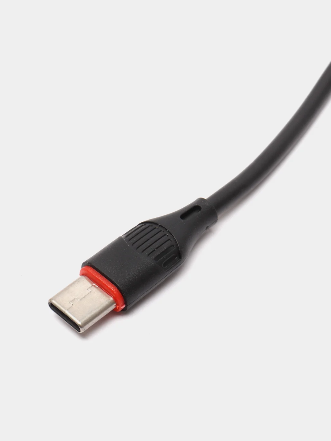 Черный кабель USB на Type-C "GFPower 17T", 1 метр, 2.4A, ПВХ, Android