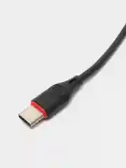 Черный кабель USB на Type-C "GFPower 17T", 1 метр, 2.4A, ПВХ, Android