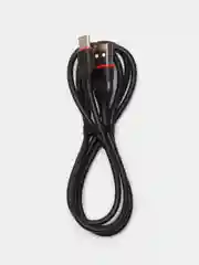 Черный кабель USB на Type-C "GFPower 17T", 1 метр, 2.4A, ПВХ, Android