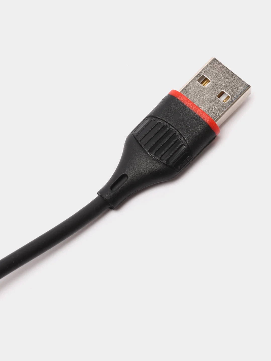 Черный кабель USB на Type-C "GFPower 17T", 1 метр, 2.4A, ПВХ, Android